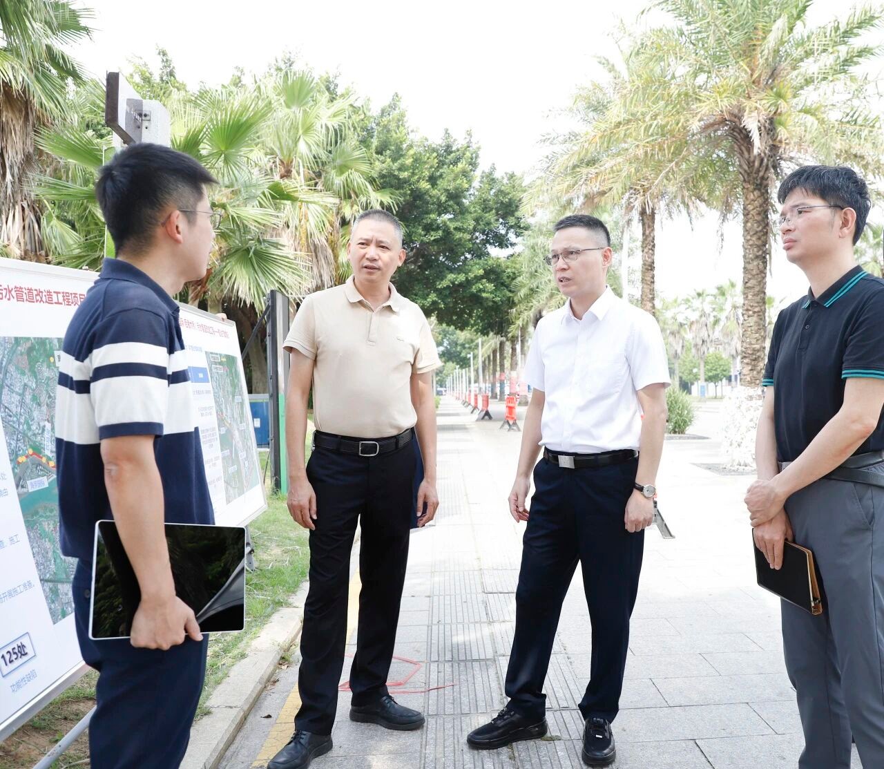 丰泽区委主要领导调研水环境治理、生态环保工作