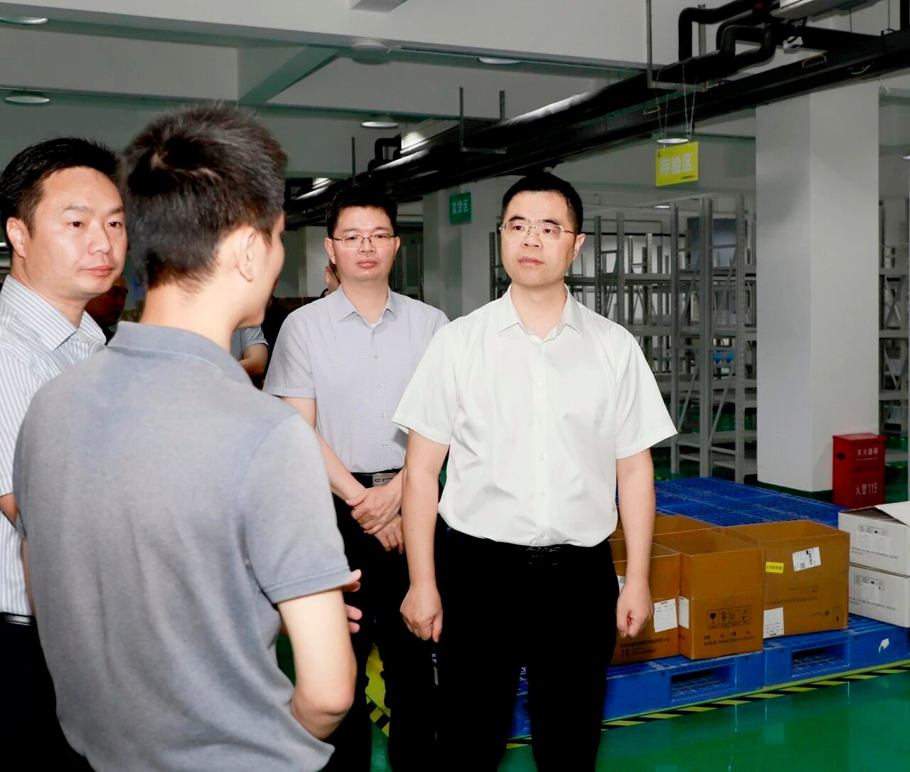 丰泽区政府主要领导带队走访重点企业，调研“533”现代化产业体系建设工作